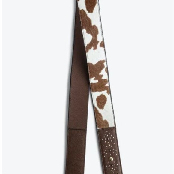 ZADIG & VOLTAIRE Shoulder Strap / Bag Strap (Reversible - Cow Print / Brown) - Picture 2 of 8